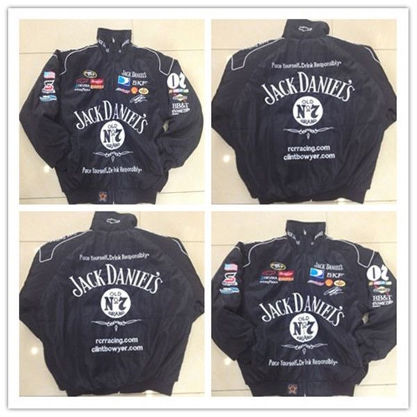 2018 jack daniels embroidery cotton nascar moto car team racing jacket suit, Black;red
2018 jack daniels embroidery cotton nascar moto car team racing jacket suit, Black;red