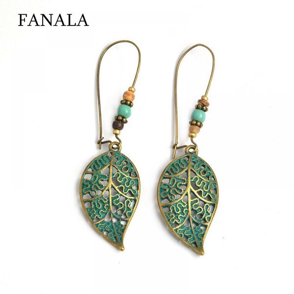 fanala green vintage hollowed out leaves beads pendant earrings stainless steel jewelry simple style hoop earrings accessories, Golden;silver
fanala green vintage hollowed out leaves beads pendant earrings stainless steel jewelry simple style hoop earrings accessories, Golden;silver