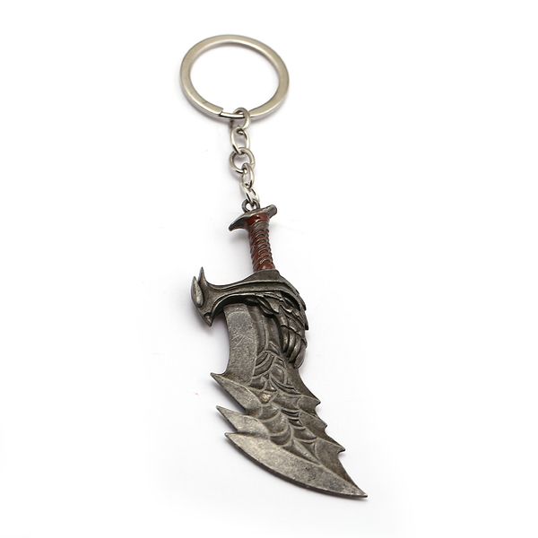 game god of war 4 keychain kratos sword axe shield model pendant key chain llaveros para hombre men jewelry hc12995, Silver
game god of war 4 keychain kratos sword axe shield model pendant key chain llaveros para hombre men jewelry hc12995, Silver