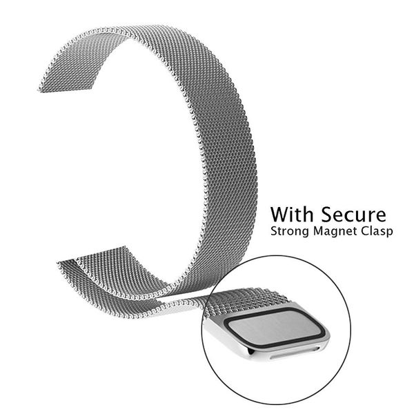 Watch Band Strap For apple 42mm 38MM Stainless steel Magnetic Smart Watches Replacement With Adapter Connector For apple Series 3 2 1
Watch Band Strap For apple 42mm 38MM Stainless steel Magnetic Smart Watches Replacement With Adapter Connector For apple Series 3 2 1
