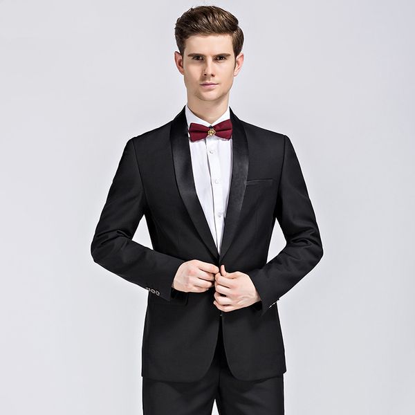 black men suits shawl laepl business slim fit formal wedding suits custom made bridegroom groom tuxedos man prom blazer jacket+pants, Black;gray
black men suits shawl laepl business slim fit formal wedding suits custom made bridegroom groom tuxedos man prom blazer jacket+pants, Black;gray