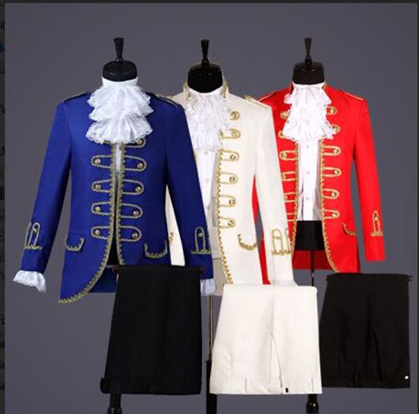 newly designed royal blue/white/red groom tuxedos men court suit formal suits men costumes prom dinner suits custom made(jacket+pants) no;8, Black;gray
newly designed royal blue/white/red groom tuxedos men court suit formal suits men costumes prom dinner suits custom made(jacket+pants) no;8, Black;gray