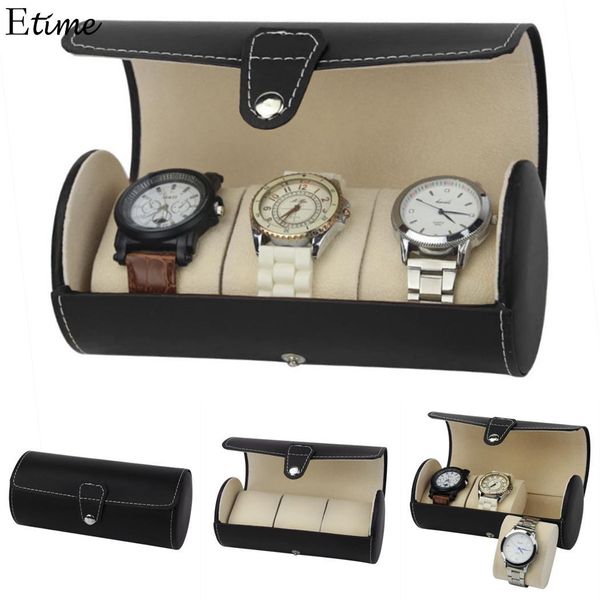 fanala watch box 3 grid watch organizer display portable lightweight synthetic leather storage boxes case holder, Black;blue
fanala watch box 3 grid watch organizer display portable lightweight synthetic leather storage boxes case holder, Black;blue