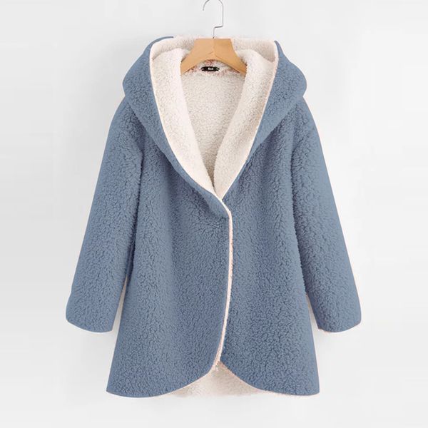 fashion women winter warm plush fluffy coat hooded long sleeve jackets female solid hoodies faux fur outwear loose autumn coats, Black;brown
fashion women winter warm plush fluffy coat hooded long sleeve jackets female solid hoodies faux fur outwear loose autumn coats, Black;brown
