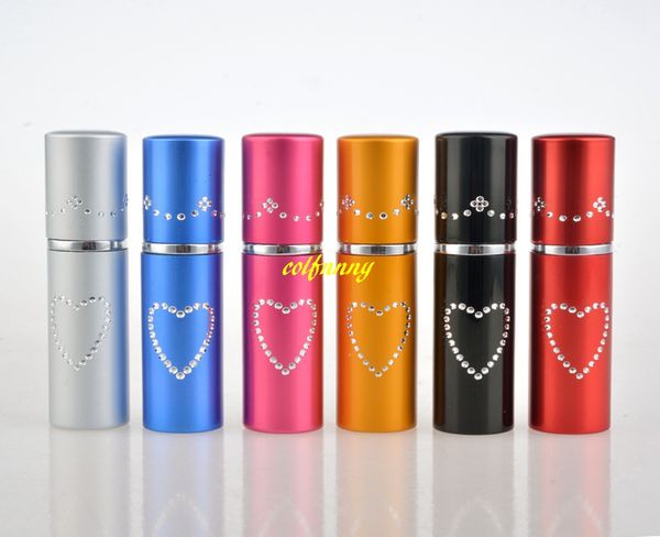 100pcs/lot fast shipping colorful 5ml heart star drill spray bottle emtpy aluminum refillable perfume bottles
100pcs/lot fast shipping colorful 5ml heart star drill spray bottle emtpy aluminum refillable perfume bottles