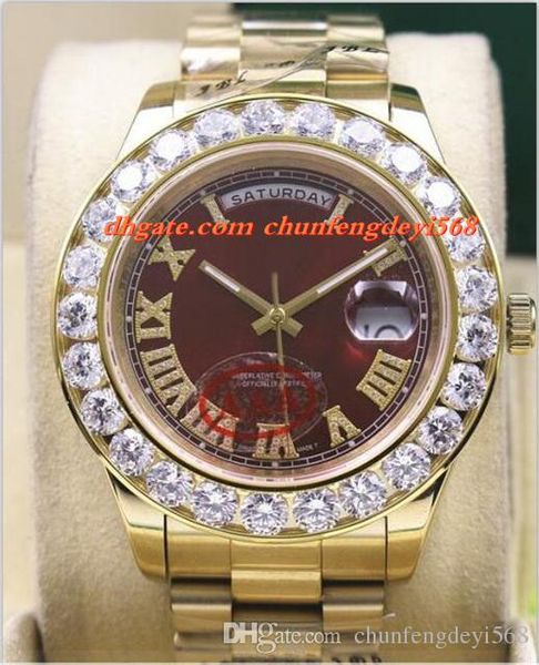 2019 luxury wristwatch amazing brown/blue dial mens 2 ii 18k 41mm automatic movement yellow gold bigger diamond men watches wristwatch, Slivery;brown
2019 luxury wristwatch amazing brown/blue dial mens 2 ii 18k 41mm automatic movement yellow gold bigger diamond men watches wristwatch, Slivery;brown