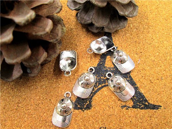 45pcs--baseball cap charms, antique tibetan silver tone 3d detail baseball cap pendants/charms 19x10mm, Bronze;silver
45pcs--baseball cap charms, antique tibetan silver tone 3d detail baseball cap pendants/charms 19x10mm, Bronze;silver