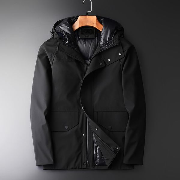 minglu duck down jacket men luxury add thick windproof keep warm down coat male fashion slim fit hooded jacket mens winter, Black
minglu duck down jacket men luxury add thick windproof keep warm down coat male fashion slim fit hooded jacket mens winter, Black