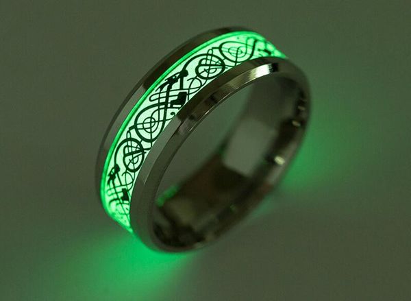 new mens ring luminous dragon rings for men black gold silver stainless steel women rings glow in the dark male ring jewelry, Golden;silver
new mens ring luminous dragon rings for men black gold silver stainless steel women rings glow in the dark male ring jewelry, Golden;silver