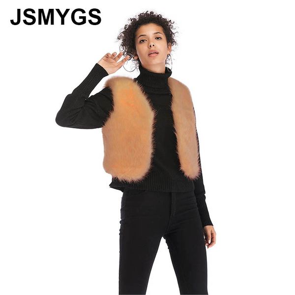 jsmygs autumn winter new faux fur coat women 2018 casual imitation fur vest jacket warm slim plush short coats outerwear female, Black
jsmygs autumn winter new faux fur coat women 2018 casual imitation fur vest jacket warm slim plush short coats outerwear female, Black