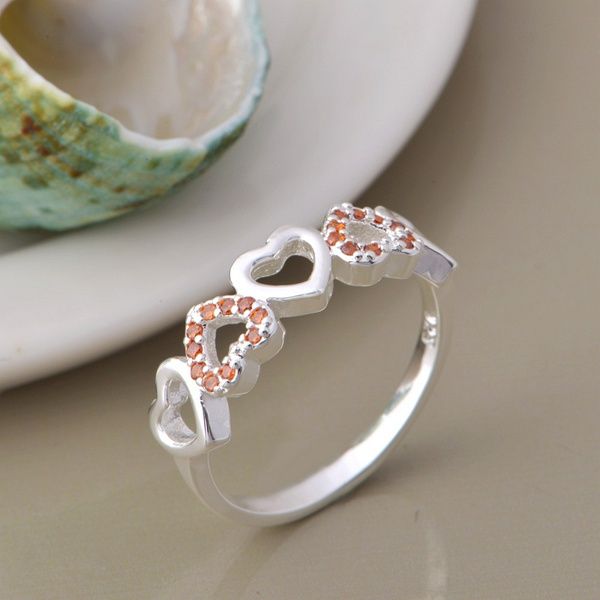 2 colors selling women clear zircon heart shape wedding bridal engagement party jewelry ring women ar841, Silver
2 colors selling women clear zircon heart shape wedding bridal engagement party jewelry ring women ar841, Silver