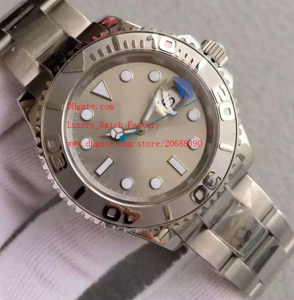 factory supplier luxury sapphire 40mm automatic mechanical gray dial stainless steel monobloc 116622 mens men's watch watches, Slivery;brown
factory supplier luxury sapphire 40mm automatic mechanical gray dial stainless steel monobloc 116622 mens men's watch watches, Slivery;brown