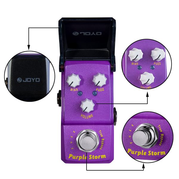 serie ironman joyo jf-320 pedales de efectos de guitarra eléctrica mini purple storm fuzz pedal true bypass
serie ironman joyo jf-320 pedales de efectos de guitarra eléctrica mini purple storm fuzz pedal true bypass