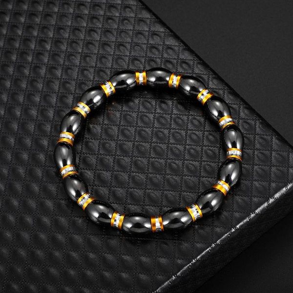 gold neutral magnetic beaded bracelet weight loss bracelet therapy multicolor elegant men arthritis pain relief, Black
gold neutral magnetic beaded bracelet weight loss bracelet therapy multicolor elegant men arthritis pain relief, Black