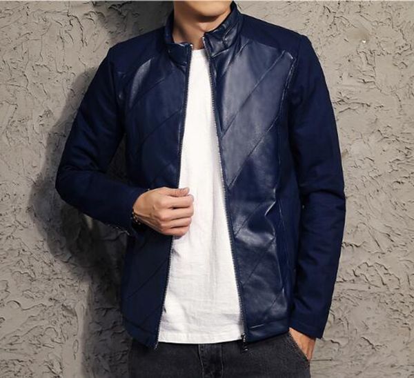 men fall european american trend fashionable individual character han edition new high-quality goods handsome splice coat /m-3xl, Black
men fall european american trend fashionable individual character han edition new high-quality goods handsome splice coat /m-3xl, Black