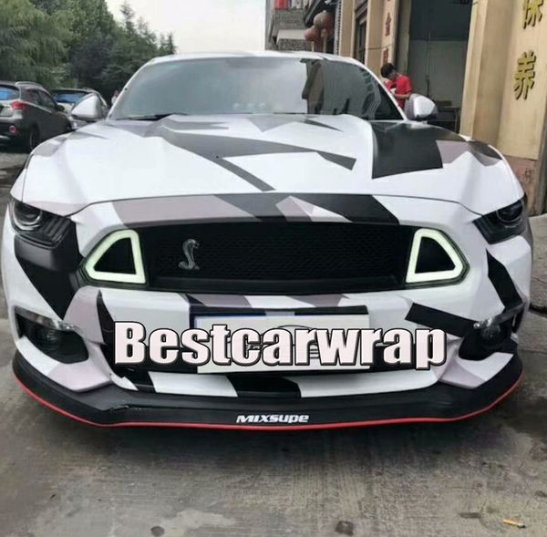 large pixed camo vinyl wrap full car wrap acrtic black white grey camo graphic styling with air size 1.52 x 30m/roll 5x98ft
large pixed camo vinyl wrap full car wrap acrtic black white grey camo graphic styling with air size 1.52 x 30m/roll 5x98ft