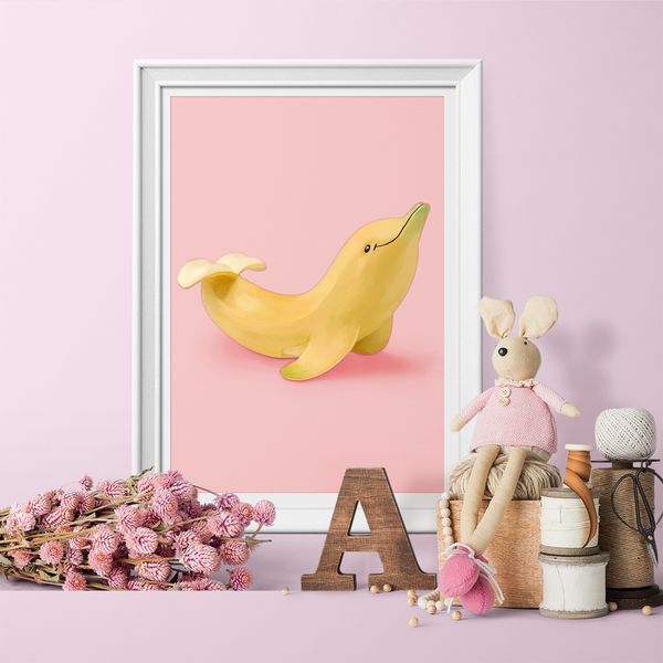 hd printed banana dolphin cute cartoon canvas painting wall art poster and print home decoration for kids room unframed
hd printed banana dolphin cute cartoon canvas painting wall art poster and print home decoration for kids room unframed