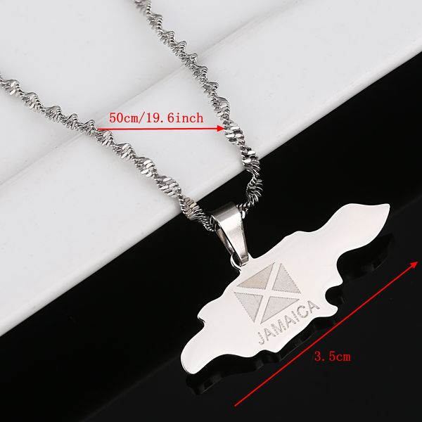 silver plated stainless steel jamaica map pendant necklaces jewellery gold color jewelry jamaican patriotic gifts
silver plated stainless steel jamaica map pendant necklaces jewellery gold color jewelry jamaican patriotic gifts
