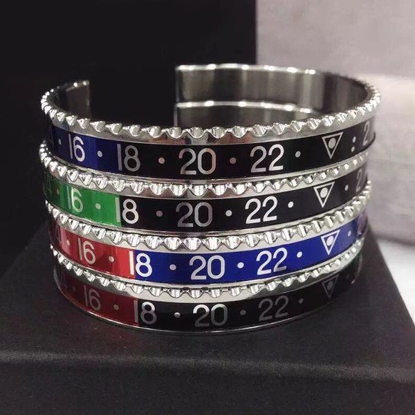 2016 GMT Silver Bracelet Speedometer Dial 316L Stainless Steel Initial Bangle speedometer offical Bracelet for Men Birthday Gift
2016 GMT Silver Bracelet Speedometer Dial 316L Stainless Steel Initial Bangle speedometer offical Bracelet for Men Birthday Gift