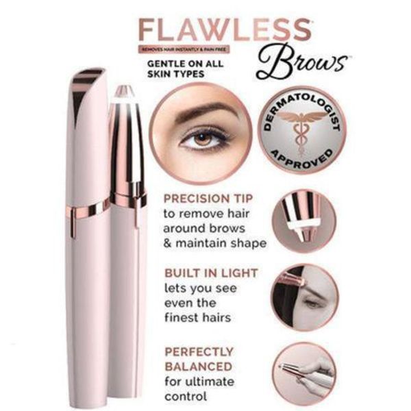 Electric Eyebrow Trimmer Women Eyebrow Shaver Instant Painless Face Brows Hair Remover Epilator Well Touch
Electric Eyebrow Trimmer Women Eyebrow Shaver Instant Painless Face Brows Hair Remover Epilator Well Touch