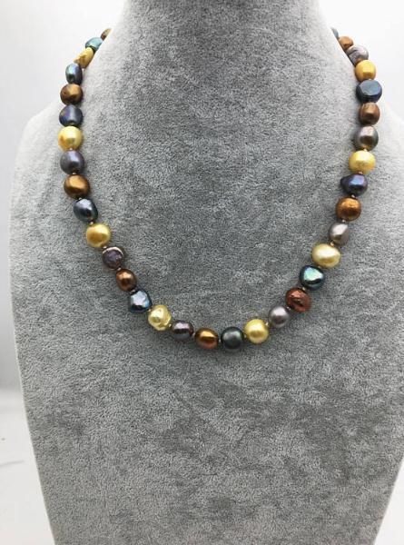 handmade 20inches 11mm big nugget pearl multicolor necklace,wedding,birthday love mothers day women gift,happiness jewellery, Black
handmade 20inches 11mm big nugget pearl multicolor necklace,wedding,birthday love mothers day women gift,happiness jewellery, Black