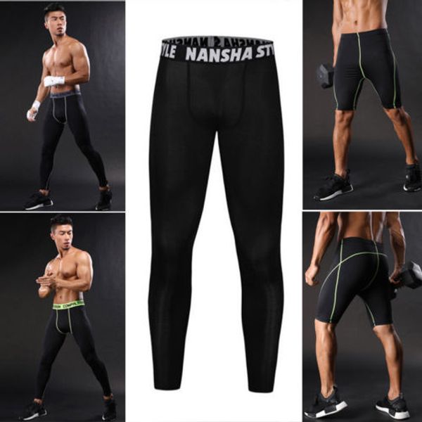 2018 summer men thermal compression tight base layer sport joggers trousers fitness pants running sports cycling outfits pants, Black;blue
2018 summer men thermal compression tight base layer sport joggers trousers fitness pants running sports cycling outfits pants, Black;blue