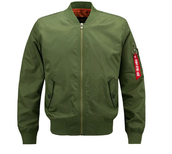 Mens Solid Color Pilot Flight Jacket Streetwear Fashion Baseball Stand Collar Jacket Mens Slim Coat Tops Wear Plus Size S-8XL
Mens Solid Color Pilot Flight Jacket Streetwear Fashion Baseball Stand Collar Jacket Mens Slim Coat Tops Wear Plus Size S-8XL