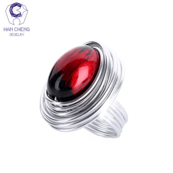 whole salehancheng fashion multi color wind metal wire craft stone handmade wooden ring big oval rings for women jewelry gem bijoux, Golden;silver
whole salehancheng fashion multi color wind metal wire craft stone handmade wooden ring big oval rings for women jewelry gem bijoux, Golden;silver