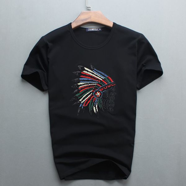 t shirt men summer men printing celebrity men mercerized cotton short sleeve cultivate morality short wave t shirt, White;black
t shirt men summer men printing celebrity men mercerized cotton short sleeve cultivate morality short wave t shirt, White;black