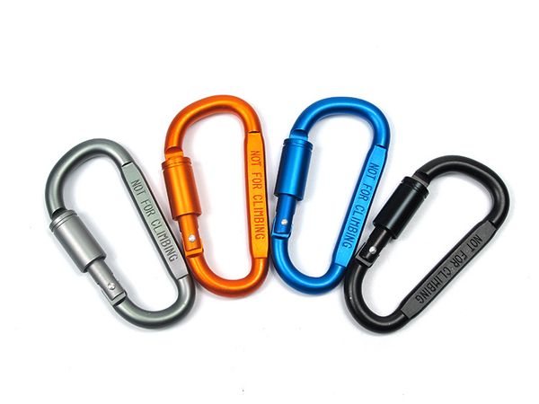 screw gate buckle carabiner clip aluminum screw d ring locking spring clips hooks outdoor keychain buckle support fba drop shipping g677f
screw gate buckle carabiner clip aluminum screw d ring locking spring clips hooks outdoor keychain buckle support fba drop shipping g677f