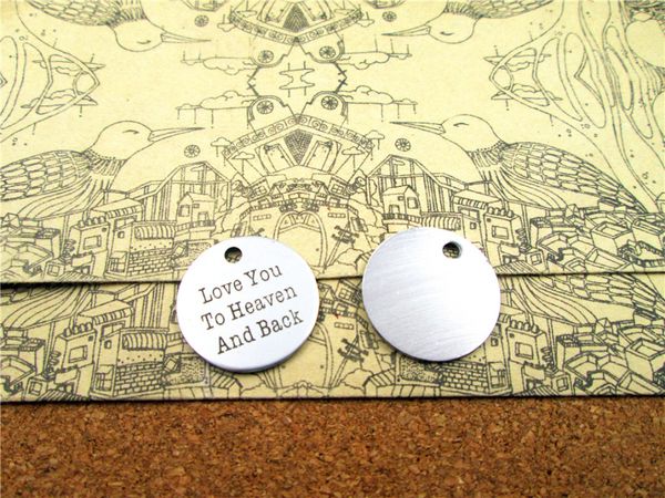 40pcs--"love you to heaven and back"stainless steel charms more style for choosing diy charms pendants for necklace, Bronze;silver
40pcs--"love you to heaven and back"stainless steel charms more style for choosing diy charms pendants for necklace, Bronze;silver