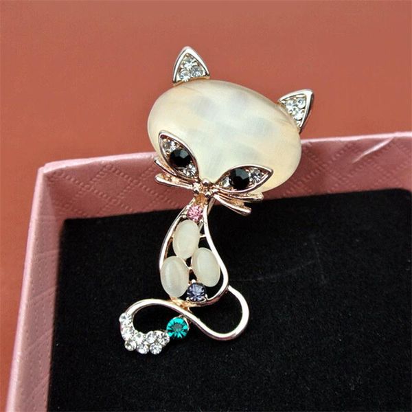 new fashion gold filled multicolor opal stone fox brooches fox pins women's cute fox animal pin brooch jewelry, Gray
new fashion gold filled multicolor opal stone fox brooches fox pins women's cute fox animal pin brooch jewelry, Gray