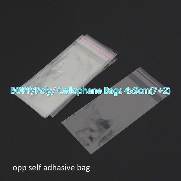 1000pcs clear resealable bopp/poly/ cellophane bags 4x9cm(7+2) transparent opp self adhesive plastic cosmetic packaging bag
1000pcs clear resealable bopp/poly/ cellophane bags 4x9cm(7+2) transparent opp self adhesive plastic cosmetic packaging bag