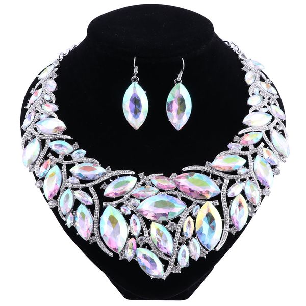 fashion trendy nigerian wedding african beads jewelry sets crystal necklace set party wedding dubai jewelry set, Black
fashion trendy nigerian wedding african beads jewelry sets crystal necklace set party wedding dubai jewelry set, Black
