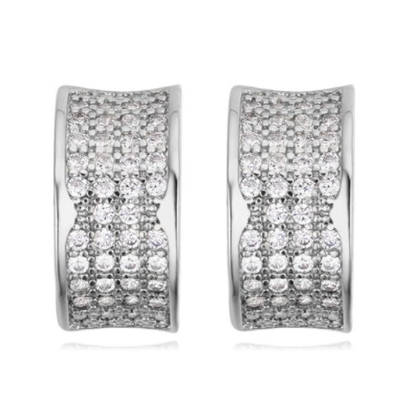earrings new fashion women zircon earrings jewelry luxury brief 18k gold plated geometric copper stud earrings, Golden;silver
earrings new fashion women zircon earrings jewelry luxury brief 18k gold plated geometric copper stud earrings, Golden;silver