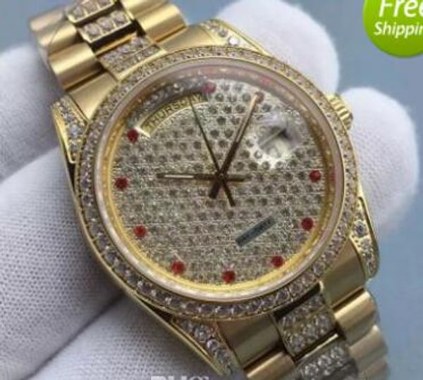 2017 new diamond gold men watch watche teel diamond dial luxury aaa men women ladie automatic iced out day date couple wri twatche
2017 new diamond gold men watch watche teel diamond dial luxury aaa men women ladie automatic iced out day date couple wri twatche