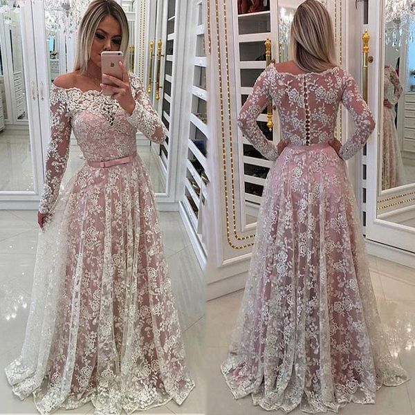 fascinating off-the-shoulder neckline long sleeves a-line prom dresses with illusion lace appliques prom party dresses evening gowns, Black
fascinating off-the-shoulder neckline long sleeves a-line prom dresses with illusion lace appliques prom party dresses evening gowns, Black