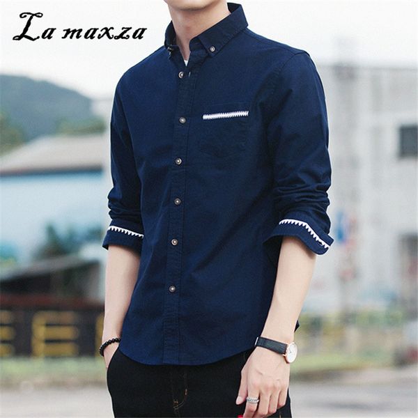 business casual 2018 streetwear long sleeve autumn fashion plus size grey regular fit men shirts, White;black
business casual 2018 streetwear long sleeve autumn fashion plus size grey regular fit men shirts, White;black