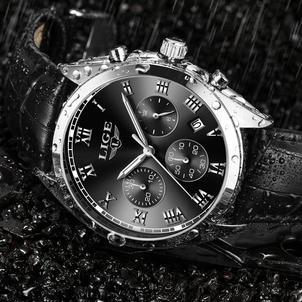 mens watches lige brands luxury men's sports watch men's leather waterproof watch timing date quartz wristwatch+box, Slivery;brown
mens watches lige brands luxury men's sports watch men's leather waterproof watch timing date quartz wristwatch+box, Slivery;brown
