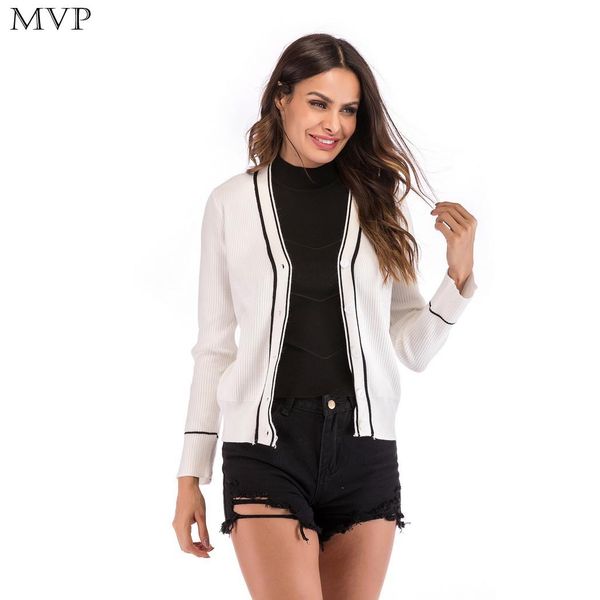 women long winter autumn solid cardigan v sleeve coat short button sweater neck thin spring casual front fashion, White;black
women long winter autumn solid cardigan v sleeve coat short button sweater neck thin spring casual front fashion, White;black