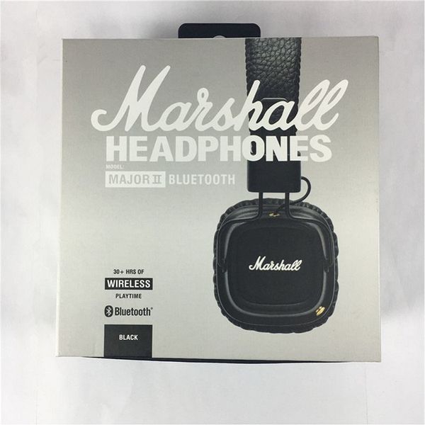 Marshall Major 2 Wireless Headphones With Mic DJ Major II Deep Bass Bluetooth Headphone DJ Headphone With Retail box DHL Free
Marshall Major 2 Wireless Headphones With Mic DJ Major II Deep Bass Bluetooth Headphone DJ Headphone With Retail box DHL Free