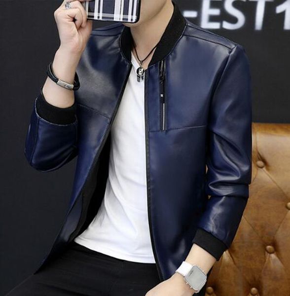 мужская весна и осень корейской версии нового модного индивидуального красавца модная повседневная кожаная куртка с воротником / m-4xl, Black
мужская весна и осень корейской версии нового модного индивидуального красавца модная повседневная кожаная куртка с воротником / m-4xl, Black
