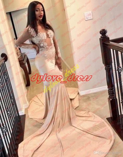 2018 elegant plus size arabic dress prom evening dress long sleeves african mermaid prom dresses, Black
2018 elegant plus size arabic dress prom evening dress long sleeves african mermaid prom dresses, Black