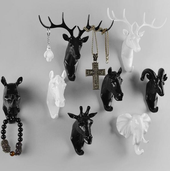 wholesale creative deer head mannequins animal decorative coat hook retro clothes hanging three-dimensional porch key point bar 6pc/set b698, Black
wholesale creative deer head mannequins animal decorative coat hook retro clothes hanging three-dimensional porch key point bar 6pc/set b698, Black