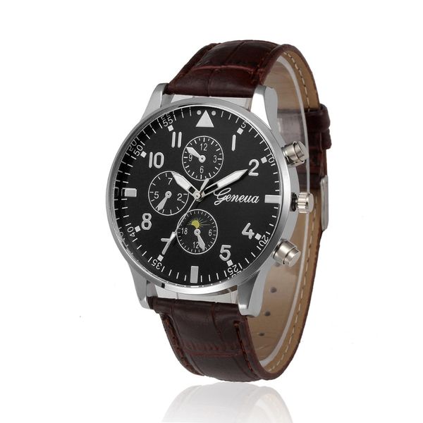 retro design leather band analog alloy quartz wrist watch mens watches digital relogio masculino business clock, Slivery;brown
retro design leather band analog alloy quartz wrist watch mens watches digital relogio masculino business clock, Slivery;brown