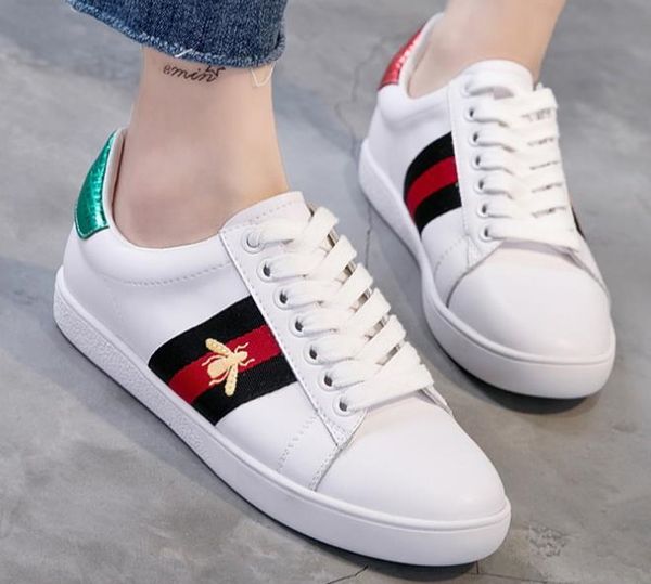 2018 new ace embroidery small bee women small white shoes fall fashion flat casual shoes sneakers for men women zapatos walking shoes, Black
2018 new ace embroidery small bee women small white shoes fall fashion flat casual shoes sneakers for men women zapatos walking shoes, Black