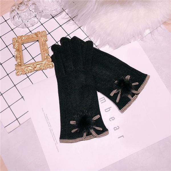 pompon bowknot touch screen full finger gloves cashmere thick soft warm winter mittens ladies elegant wrist guantes luvas female, Blue;gray
pompon bowknot touch screen full finger gloves cashmere thick soft warm winter mittens ladies elegant wrist guantes luvas female, Blue;gray