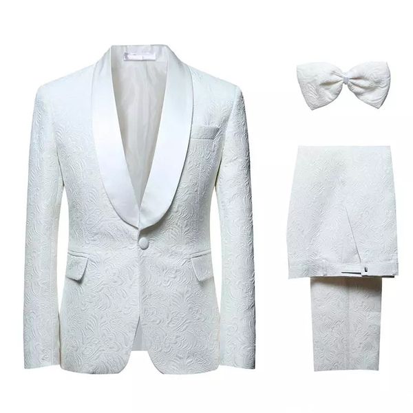 selling fashion wedding suits colour white three pieces (jacket+pant+bow tie) side vent print bridegroom formal wears, Black;gray
selling fashion wedding suits colour white three pieces (jacket+pant+bow tie) side vent print bridegroom formal wears, Black;gray