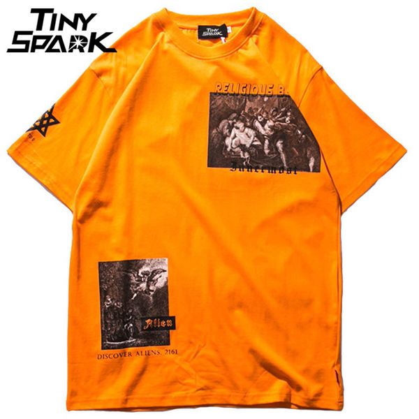 religious belief print short sleeve t shirt 2018 spring men casual cotton streetwear tshirt hip hop loose tees orange alien, White;black
religious belief print short sleeve t shirt 2018 spring men casual cotton streetwear tshirt hip hop loose tees orange alien, White;black