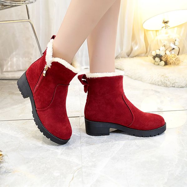 women ankle boots new fashion waterproof wedge platform winter warm snow boots shoes for female women, Black
women ankle boots new fashion waterproof wedge platform winter warm snow boots shoes for female women, Black